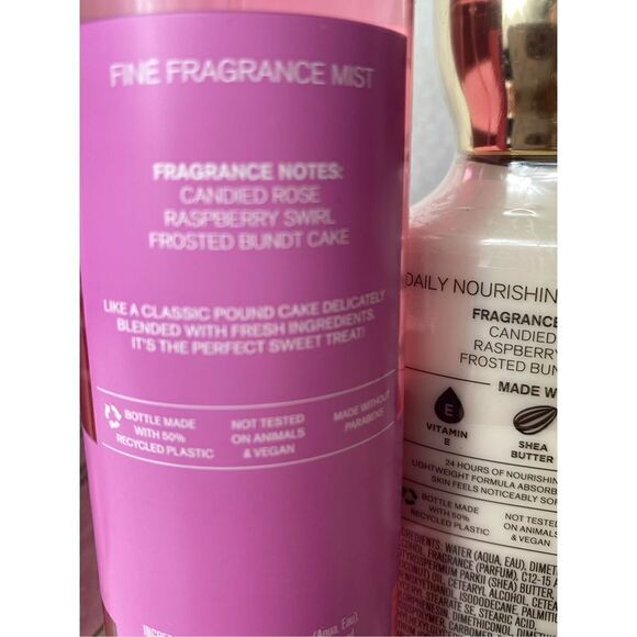 Bath and Body Works SWEET PETAL POUND CAKE 4PC Set - Picture 3 of 6